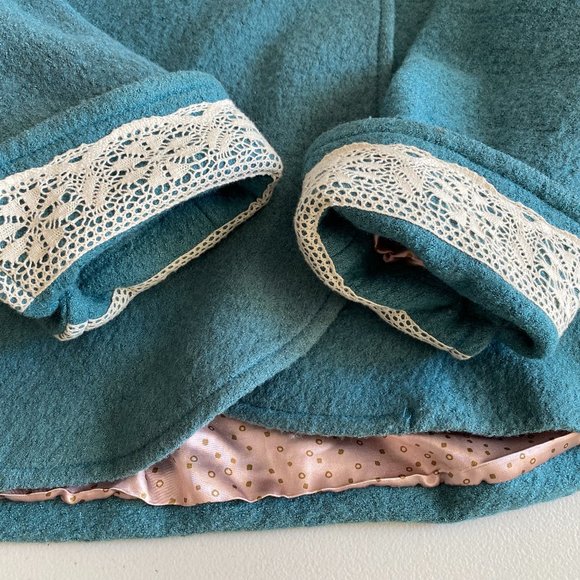 Pou Dou Dou Wool Blend Coat Cute - Picture 3 of 12